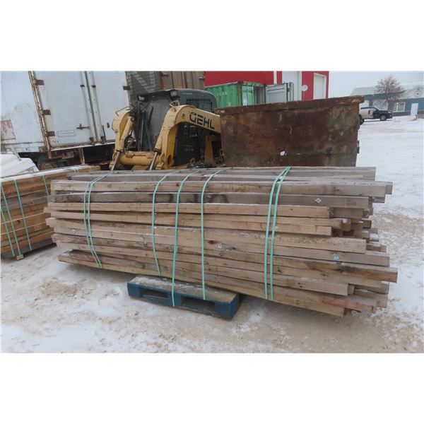 Approximately 110–120 Pieces of Lumber, 3" x 3" x 9'–10'