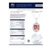Image 4 : 82.69 ctw Morganite and 1.46 ctw Diamond 14K Rose and White Gold Pendant