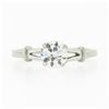 Image 6 : Tiffany & Co. Palladium 0.67 ctw GIA Diamond Solitaire Open Sides Engagement Rin