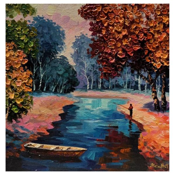 Fishing At Dawn by Antanenka Original