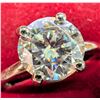 Image 2 : 14K WHITE GOLD 3.58G MOISSANITE 2CT RING (~SIZE 6)
