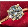 Image 2 : 10K YELLOW GOLD 1.3G LAB DIAMOND 0.7CT RING SIZE 6