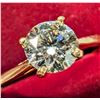 Image 3 : 10K YELLOW GOLD 1.3G LAB DIAMOND 0.7CT RING SIZE 6