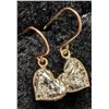 Image 3 : 10K YELLOW GOLD LAB DIAMOND 2.1CT EARRINGS