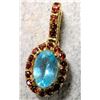 Image 3 : SILVER APATITE 1CT & GARNET 1CT PENDANT