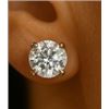 14K WHITE GOLD LAB DIAMOND 0.42CT EARRINGS