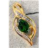 Image 2 : SILVER CHROME DIOPSIDE 0.8CT PENDANT