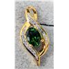 Image 3 : SILVER CHROME DIOPSIDE 0.8CT PENDANT