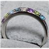 Image 4 : SILVER GENUINE MULTI COLOR GEMSTONE RING