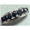 SILVER GENUINE SAPPHIRE RING