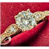Image 3 : 10K YELLOW GOLD 1.68G NATURAL DIAMOND 0.55CT +