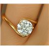 10K YELLOW GOLD 1.5G LAB DIAMOND 0.95CT RING