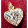 Image 3 : 10K YELLOW GOLD LAB DIAMOND 1.2CT PENDANT
