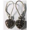 Image 2 : SILVER MARCASITE EARRINGS