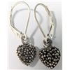 Image 3 : SILVER MARCASITE EARRINGS