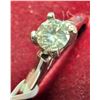 Image 4 : 14K WHITE GOLD 2G NATURAL DIAMOND 0.22CT RING