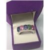 Image 3 : SILVER EMERALD SAPPHIRE AND RUBY 2.5CT 5.09G RING
