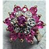 Image 3 : 10K YELLOW GOLD 4.39G RUBY 1CT DIAMOND 0.03CT RING