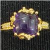 Image 2 : GOLD PLATED SILVER AMETHYST(3.6CT) GOLD RHODIUM