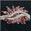 Image 2 : SILVER GARNET(2.25CT) RHODIUM PLATED RING