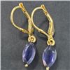 Image 2 : GOLD PLATED SILVER IOLITE(2.7CT) GOLD RHODIUM