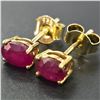 Image 3 : GOLD PLATED SILVER RUBY (0.9CT) GOLD RHODIUM