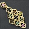 GOLD PLATED SILVER TOURMALINE(1.35CT) GOLD