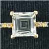 Image 3 : GOLD PLATED SILVER GRNNE AMETHYST WHITE TOPAZ