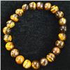 GEM STONE TIGER EYE(95.5CT) HAND MADE ELASTIC