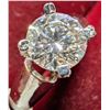 Image 3 : 14K WHITE GOLD 3.1G 1CT LAB DIAMOND SI FG RING
