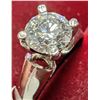Image 4 : 14K WHITE GOLD 3.1G 1CT LAB DIAMOND SI FG RING