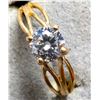 Image 3 : 10K YELLOW GOLD 1.38G 0.42CT LAB DIAMOND RING