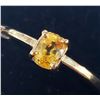 10K YELLOW GOLD YELLOW SAPPHIRE(0.6CT) RING