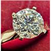 Image 3 : 14K WHITE GOLD 2.4G 1.3CT LAB DIAMOND RING SIZE 6