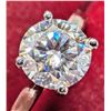 Image 4 : 10K WHITE GOLD 2.88G MOISSANITE 1.02CT RING SIZE 7