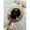 Image 2 : 10K YELLOW GOLD 1.86G SAPPHIRE 0.4 & DIAMOND
