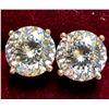 Image 2 : 14K WHITE GOLD 1.6G MOISSANITE 1.9CT EARRINGS