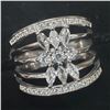 SILVER CUBIC ZIRCONIA RING