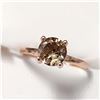 Image 5 : 10K ROSE GOLD DIAMOND(1.05CT,I2,FANCY LIGHT BROWN)