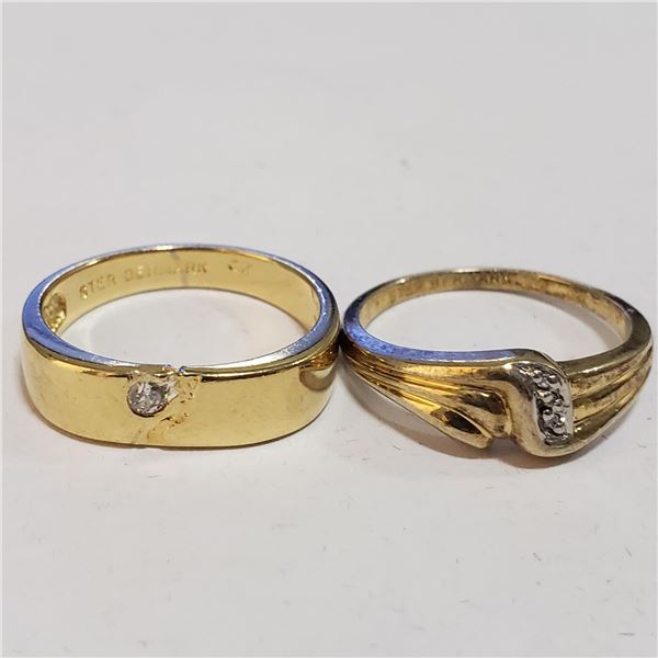 SILVER LOT OF 2 Z RING(~WEIGHT 4.86G)