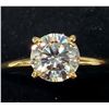 10K YELLOW GOLD MOISSANITE(1CT) RING