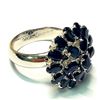 Image 3 : SILVER SAPPHIRE(7CT) RING (~WEIGHT 7.59G)