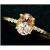 Image 2 : 10K YELLOW GOLD MORGANITE(1CT) DIAMOND