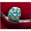 Image 2 : SILVER MOISSANITE 0.8CT 3.55G RING (~SIZE 7)