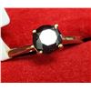 Image 3 : 10K YELLOW GOLD BLACK DIAMOND(0.67CT)RING (SIZE 7)