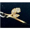 10K YELLOW GOLD NATURAL DIAMOND(0.11CT) RING