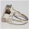 Image 3 : SILVER MOTHER OF PEARL RING (SIZE 8)(WEIGHT 6.86G)