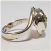 Image 2 : SILVER CUBIC ZIRCONIA RING (~SIZE 8)(WEIGHT 9.58G)