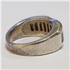 Image 3 : SILVER CUBIC ZIRCONIA RING (~SIZE 6.5)