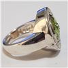 Image 2 : SILVER CUBIC ZIRCONIA RING (SIZE 6)(WEIGHT 13.14G)